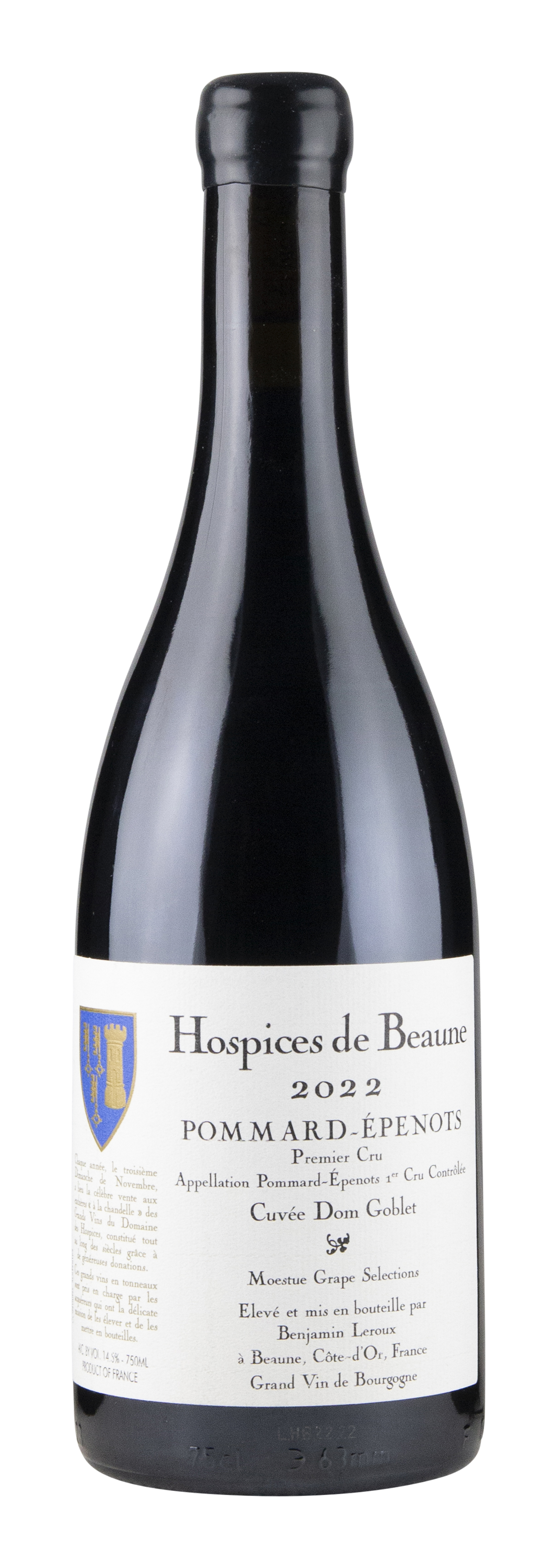 Hospices de Beaune Pommard 1er Cru Epenots Cuvée Dom Goblet MGS 2022